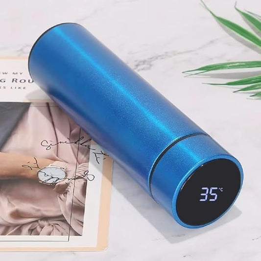 500ml Hot & Cold Smart LED Temperature Display Water Bottle, Double